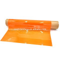 Naranja reflectante cubrir prismático de PVC en rollo